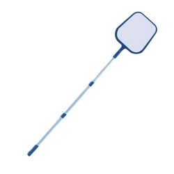 vendita online Retino con manico telescopico in alluminio Piscine e accessori New Plast